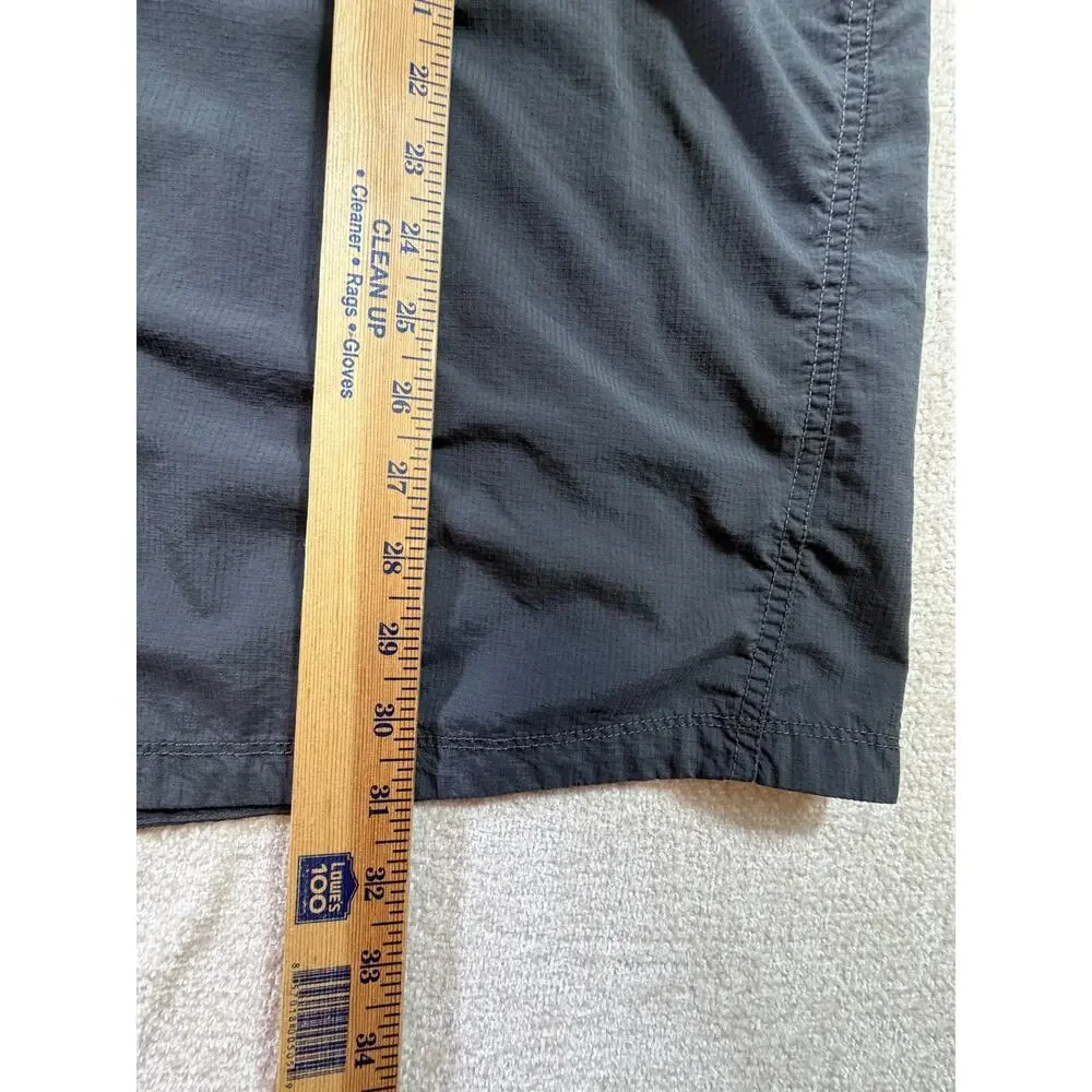 The North Face Men Black 2XL Button Front Short Sleeve Vented Hiking Shirt